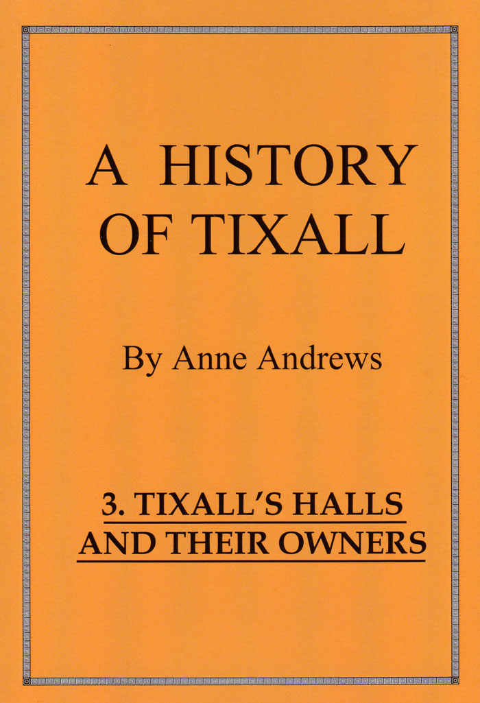 Cover of
                            Tixall Halls Book