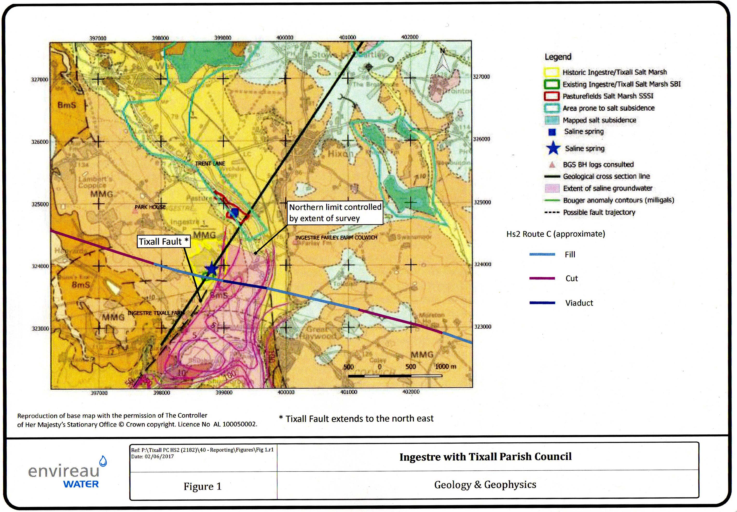 Geological information
                      for the area