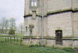 Remains of courtyard wall on Gatehouse