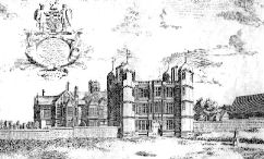 Elizabethan Hall at Tixall from Plot